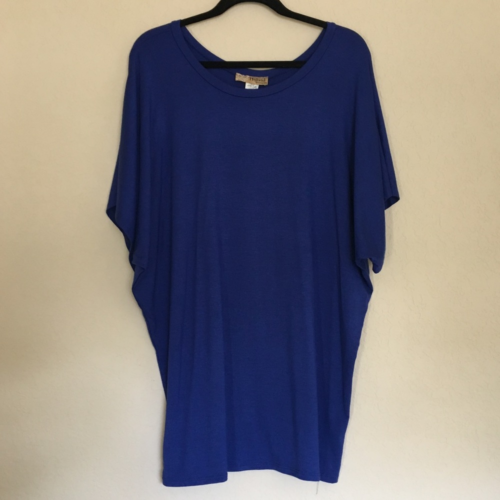 Dolman Sleeve Cobalt Blue Top